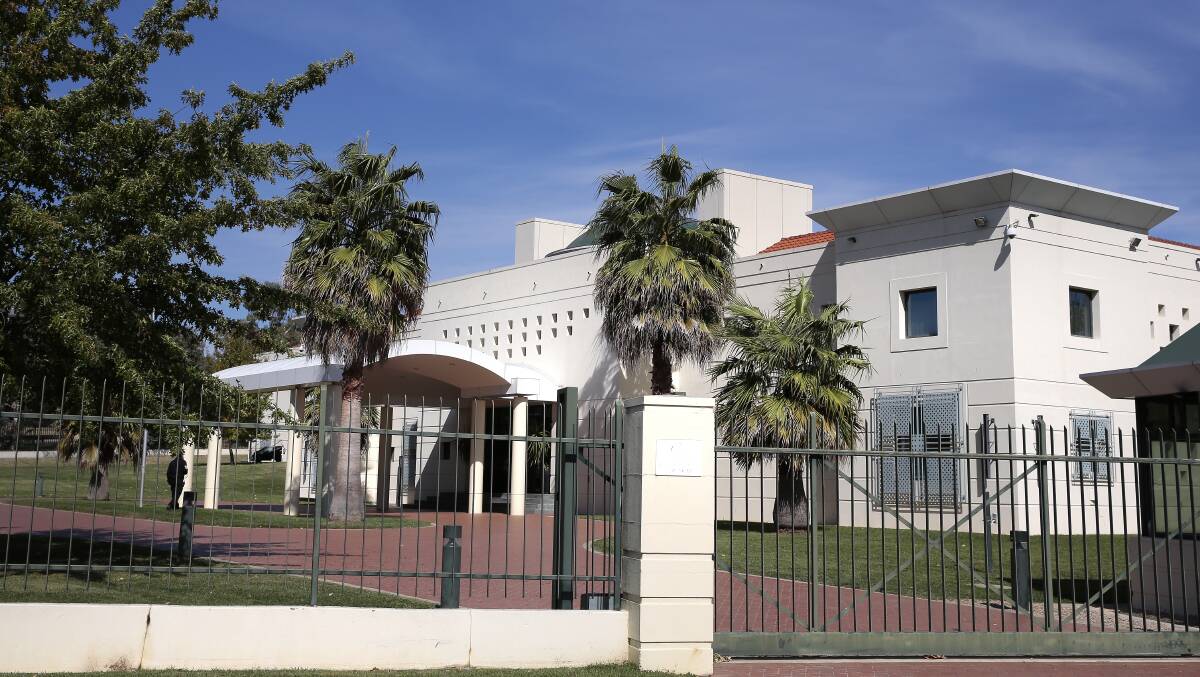 The Royal Embassy of Saudi Arabia in Yarralumla. Picture: Jeffrey Chan