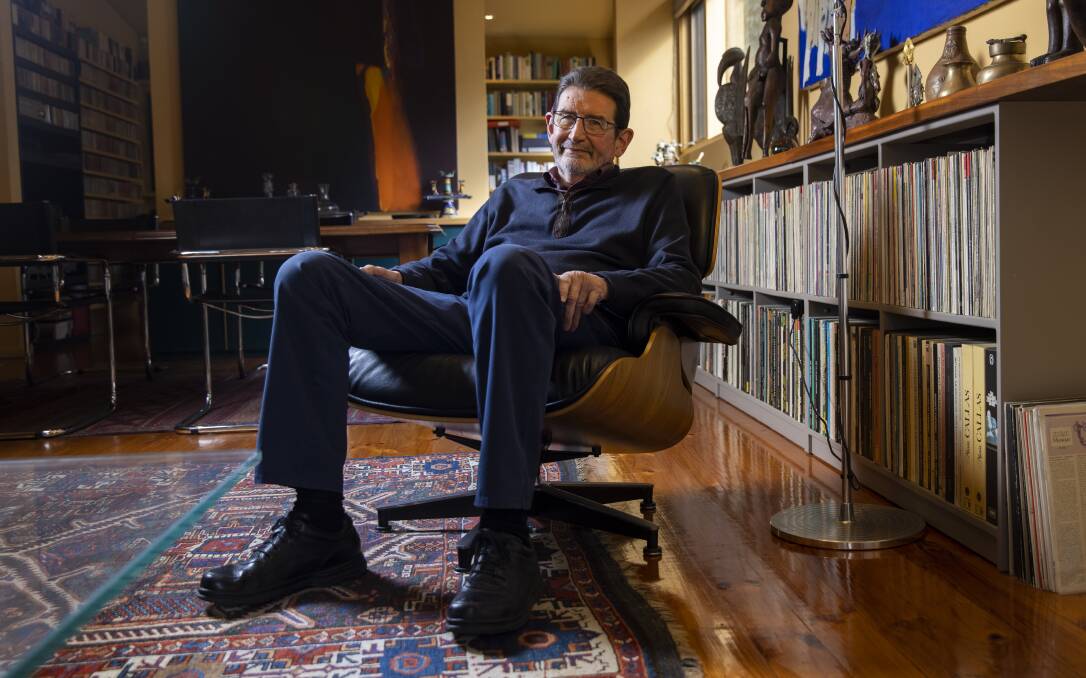 Ross Gengos ran Abels Music in Manuka until its closure in 2011. He has now been recognised for his contribution to the musical life of Canberra. Picture: Keegan Carroll