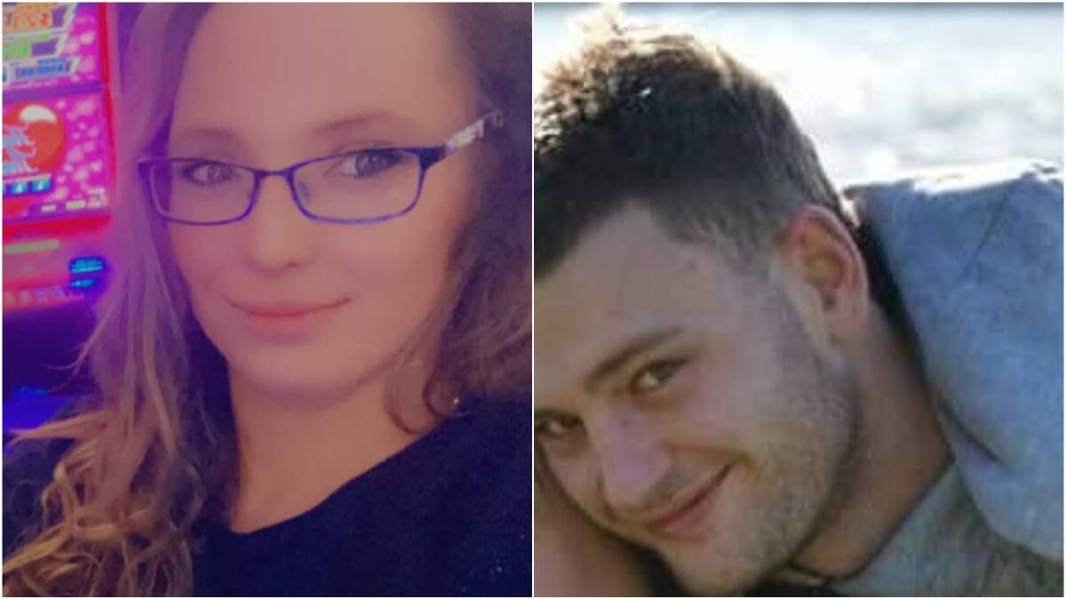 Lila Rose Mary Walto, and prisoner Kane Quinn, both 28. Pictures: Facebook