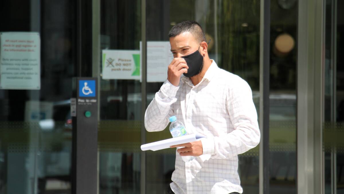 Walid Haydari, 29, was fined and disqualified from holding a drivers licence after he breached COVID rules by coming to the ACT from Sydney.