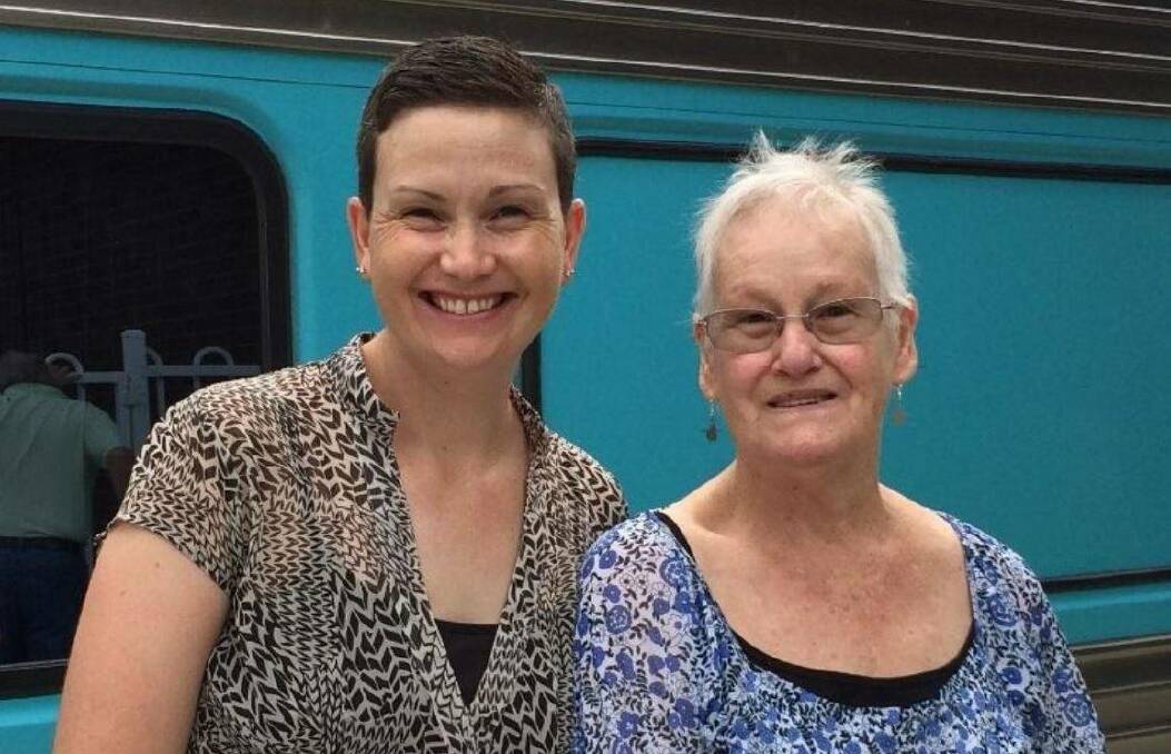 Jo Lane (left) gave evidence at a coronial inquest in 2021 after her 72-year-old mother, Judith Gaye Flynn, who had cogntive impaiarment died at the Canberra Hospital in January 2019. Picture: Supplied