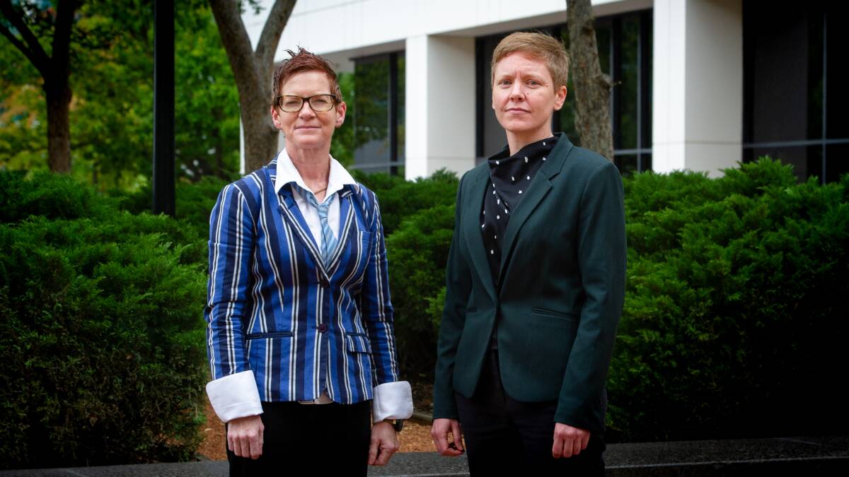 Chrystina Stanford and Heidi Yates say there needs to be new systems put in place to respond to incidents of sexual assault in the territory. Picture: Elesa Kurtz