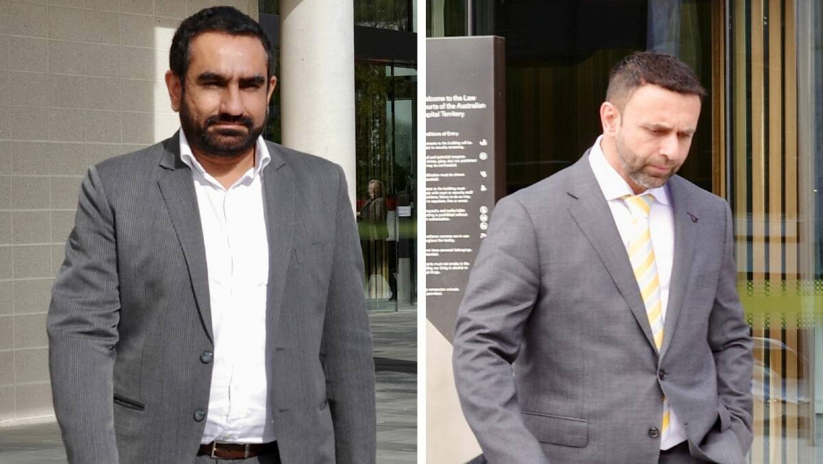 Raminder Kahlon and Abdul El-Debel are on trial charged with conspiring to dishonestly obtain a gain from the Commonwealth. Pictures: Toby Vue