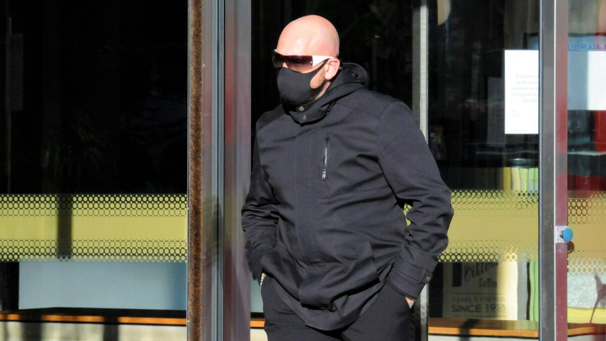 Christopher Cunningham outside court on a previous occasion. Picture: Blake Foden