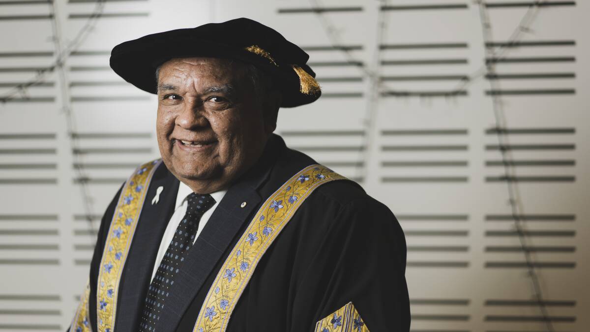 University of Canberra Chancellor Tom Calma is Senior Australian of the Year. Picture by Dion Georgopoulos