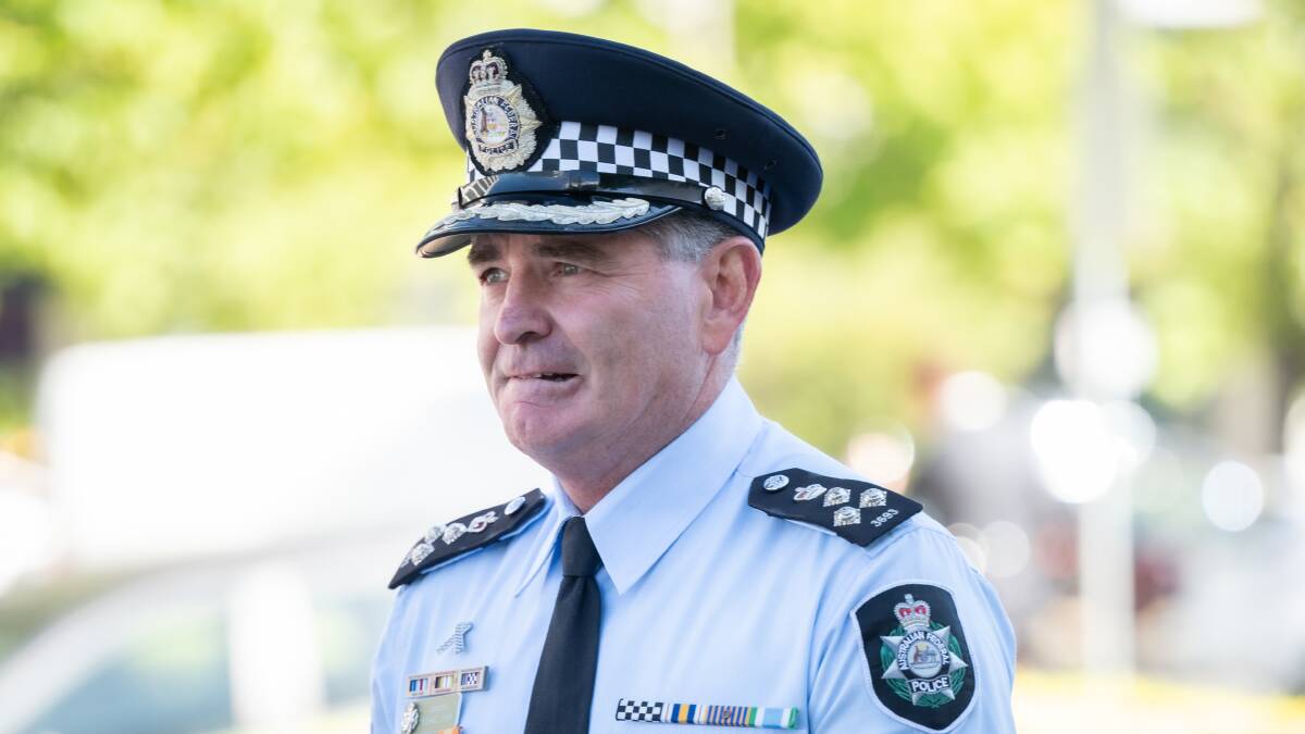 Commander Michael Chew is one of five police officers suing the ACT government and Shane Drumgold. Picture by Karleen Minney.