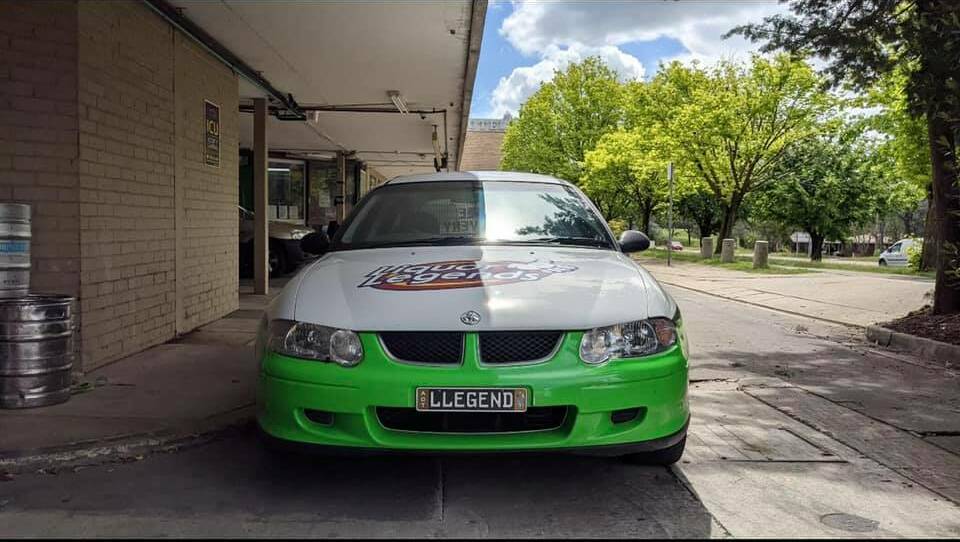 The car is used to deliver alcohol across the ACT and Queanbeyan. Picture: Liquor Legends