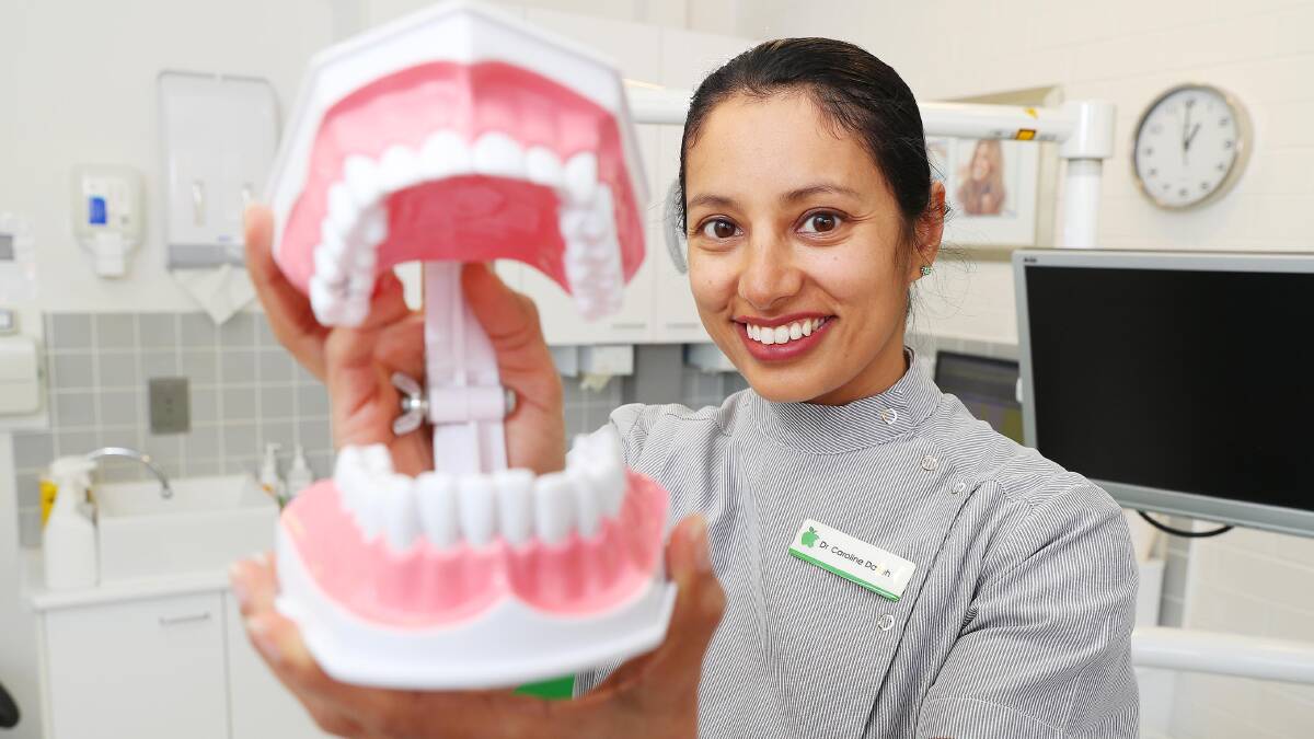 Dentist Caroline Dalleh. Picture by Wagga Daily Advertiser 