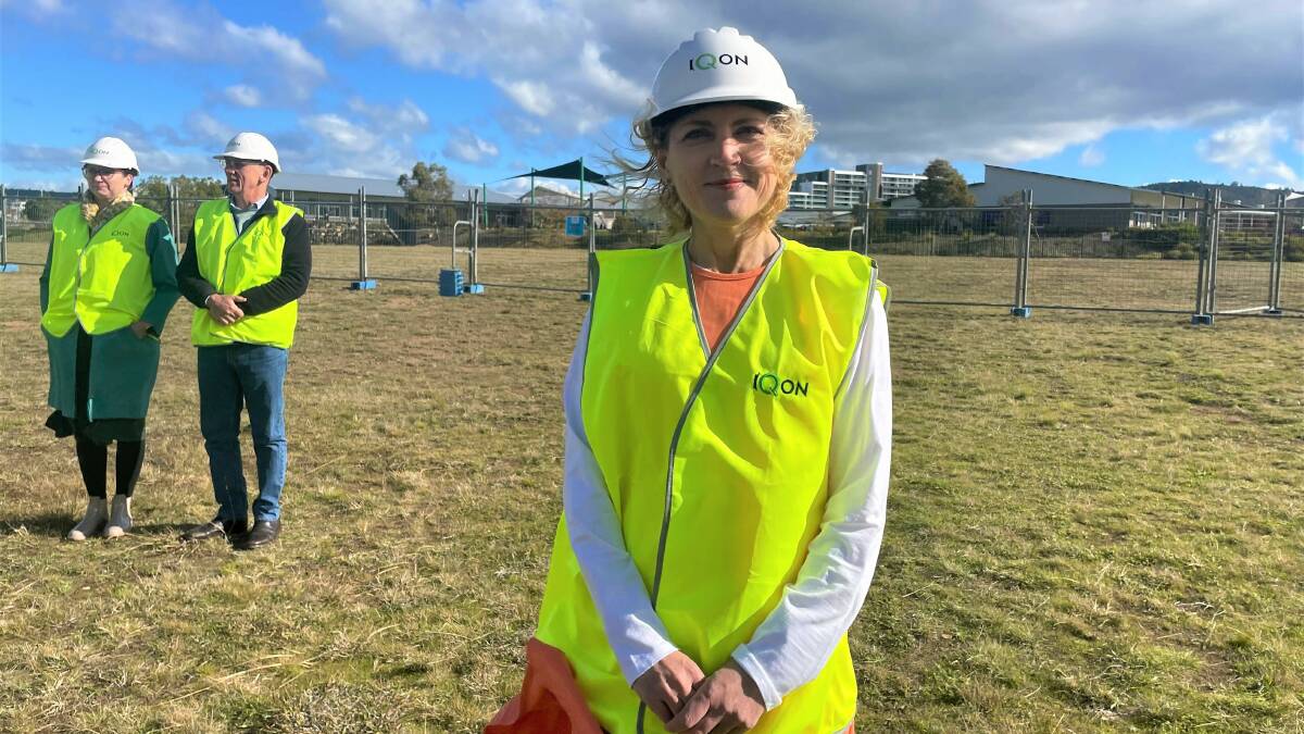 Mental Health Minister Emma Davidson at the new eating disorder clinic site in Coombs Picture by Lanie Tindale
