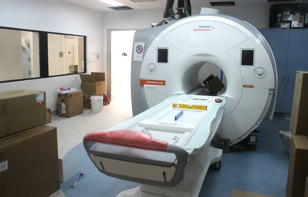 An imaging machine next to an operative theatre. Picture by Lanie Tindale