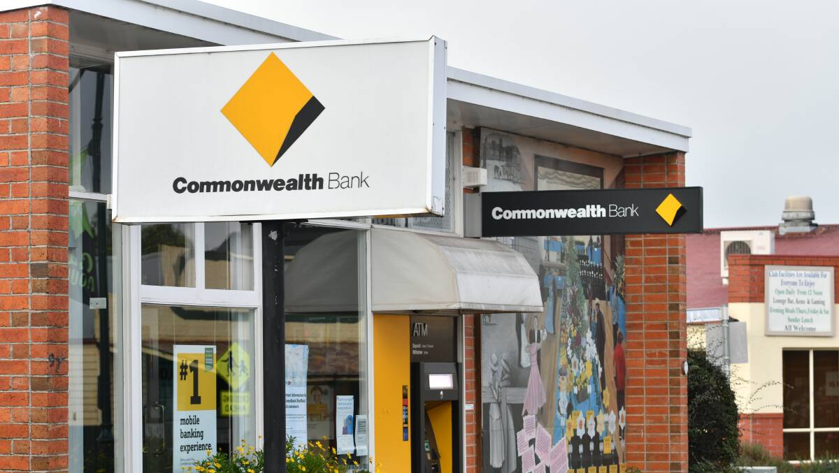 The men allegedly broke into a Commonwealth Bank branch (not pictured). Picture by Brodie Weeding