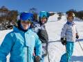Lilly Brauer, Victoria Jones, Hilary Eyres. Picture: Thredbo