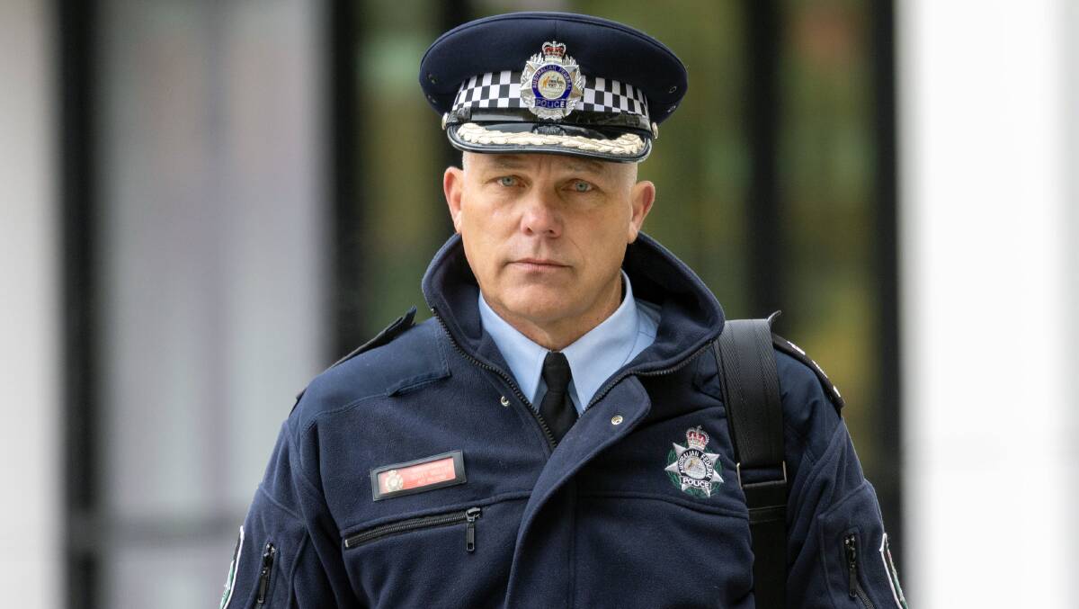 Detective Superintendent Scott Moller is one of five officers suing the ACT government and Shane Drumgold. Picture by Gary Ramage