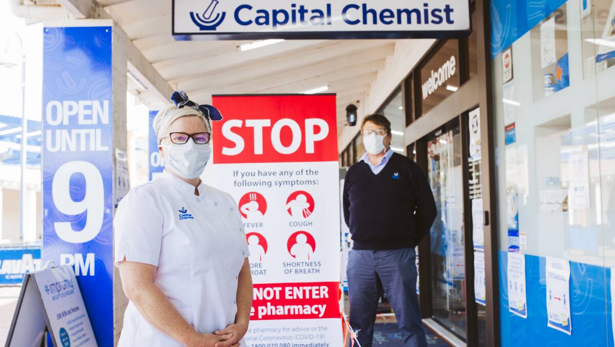 Owner of Capital Chemist Charnwood Samantha Kourtis. Picture by Jamila Toderas 