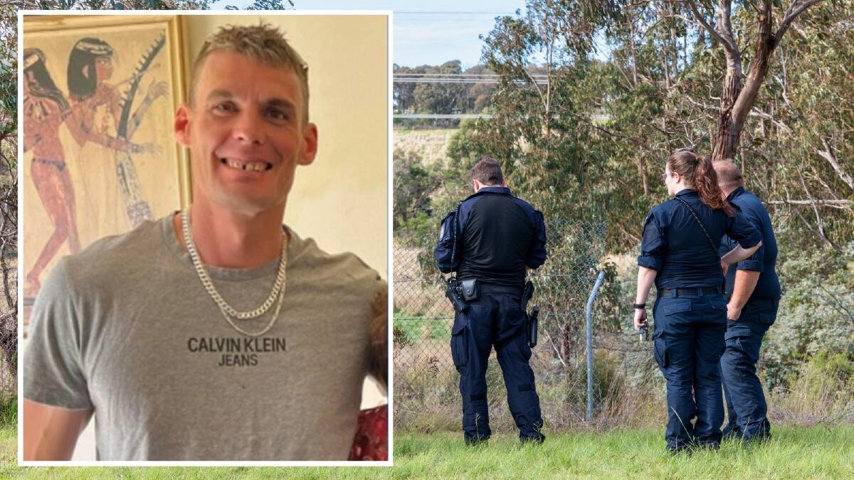 The body found in bushland is believed to be 33-year-old Shane Watson (pictured left). Pictures by Sitthixay Ditthavong, inset supplied
