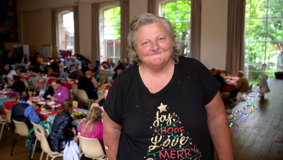 Deb Bult at the St John's Care Christmas lunch. Picture: Sitthixay Ditthavong