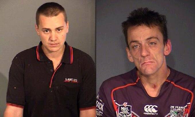 Jacob McDonald and Patrick McCurley, who escaped from Canberra's prison in 2016. Photo: Supplied 