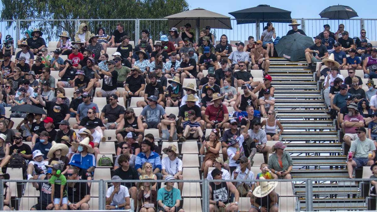 Summernats crowd on January 8 this year, when the alleged assault occurred (not pictured). Picture: Keegan Carroll