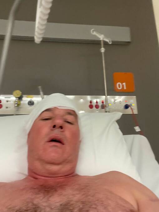 A man who says he was hospitalised after eating at the restaurant. Picture supplied