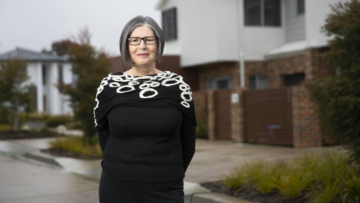 Architect Melinda Dodson wants to show off Canberra's low-carbon emission houses. Picture: Keegan Carroll
