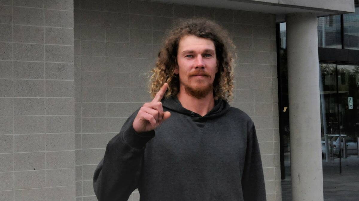 Anti-vaccination protester Kane O'Brien was granted bail on Tuesday. Picture: Lanie Tindale