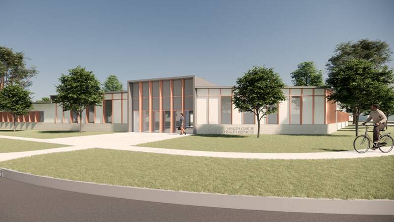 Artists impression of the Conder community health centre. Picture supplied