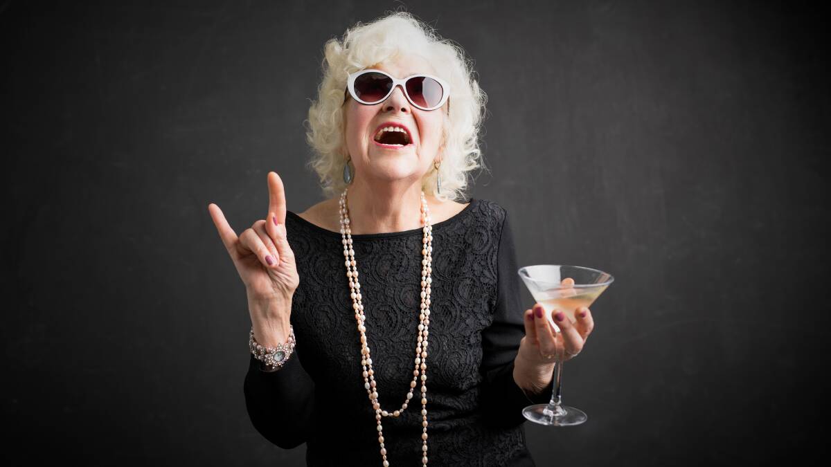 Grandma rocking Nordic Artic Super White Hot Perfect Blonde. Picture: Shutterstock