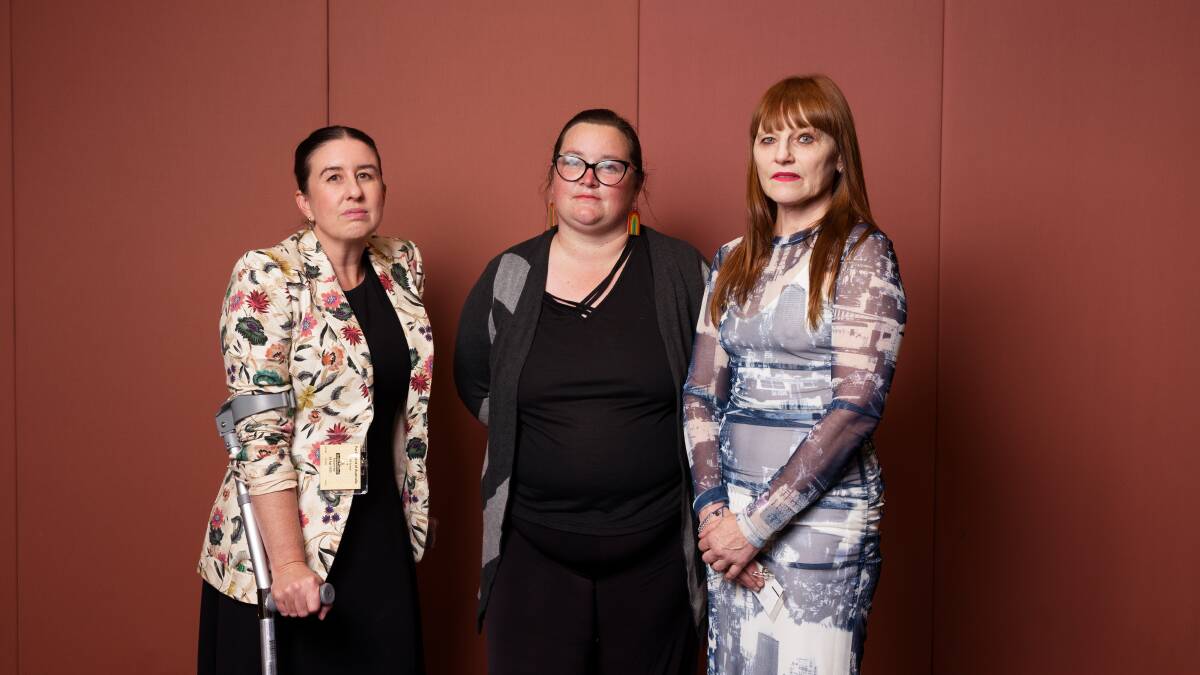 Canberra-based GPs Dr Kerrie Aust, Dr Gillian Riley and Dr Gwenda Griffiths are concerned about the application of a payroll tax to GPs. Picture by Sitthixay Ditthavong