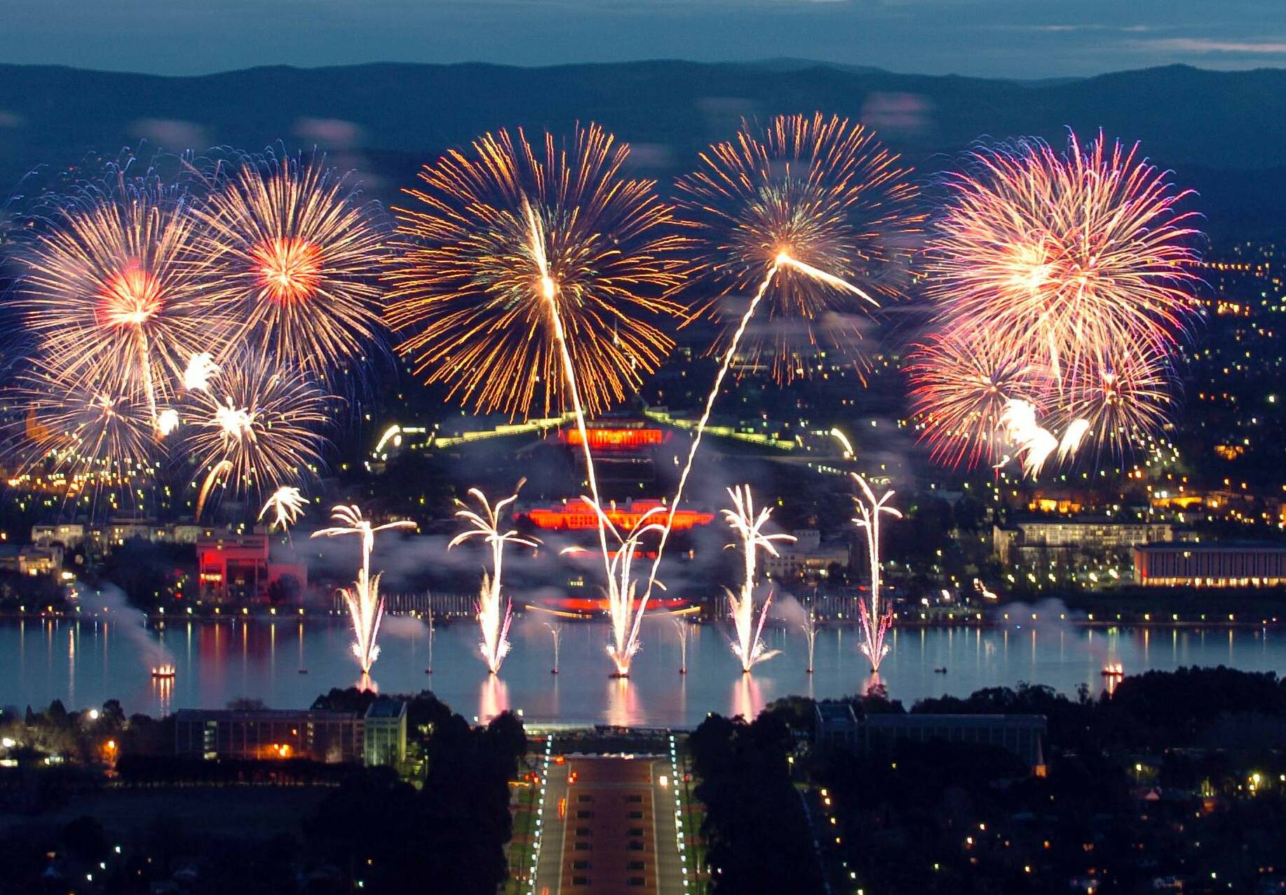 Canberra's guide to New Year's Eve fireworks on Lake Burley Griffin:  parking, buses, times and locations | The Canberra Times | Canberra, ACT