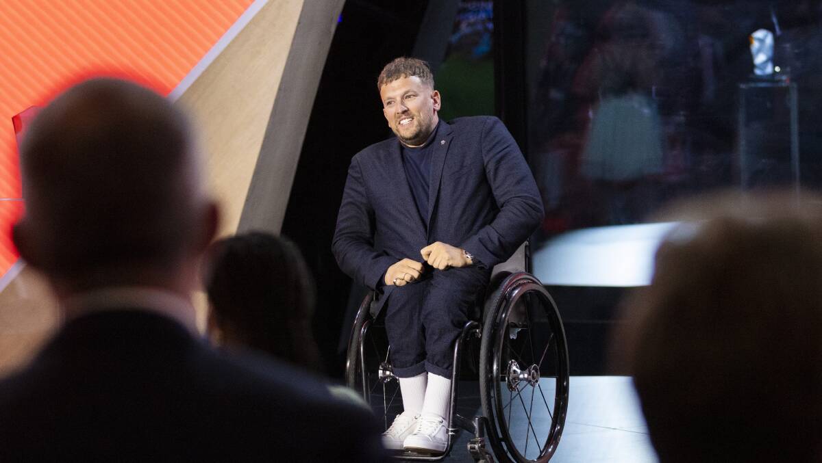 Australian of the Year 2022 Dylan Alcott said he loves having a disability. Picture: Keegan Carroll
