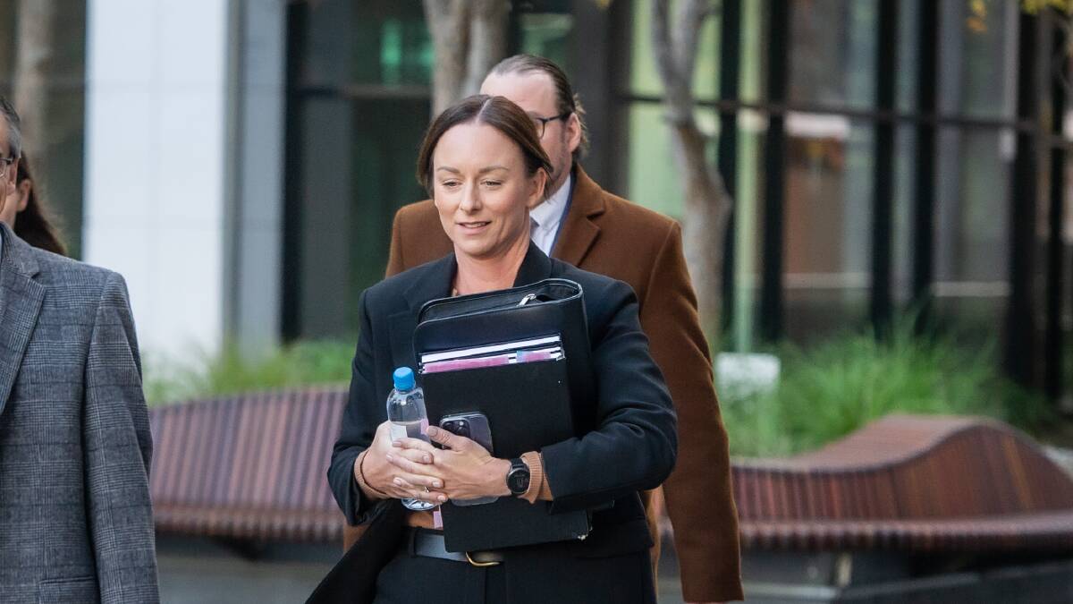 Senior Constable Emma Frizzell is one of five police officers suing the ACT government and Shane Drumgold. Picture by Karleen Minney.