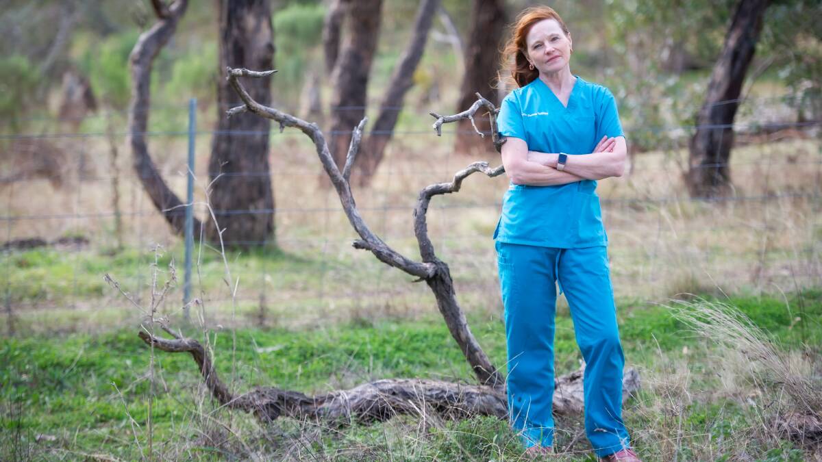 Dr Gwenda Griffiths is one of the locals upset about the kangaroo cull on Red Hill reserve. Picture: Karleen Minney