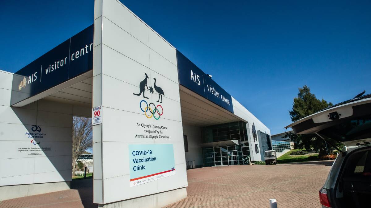 The AIS Arena (pictured) will become a COVID hub, but AIS Fitness Centre is closing. Picture: Karleen Minney