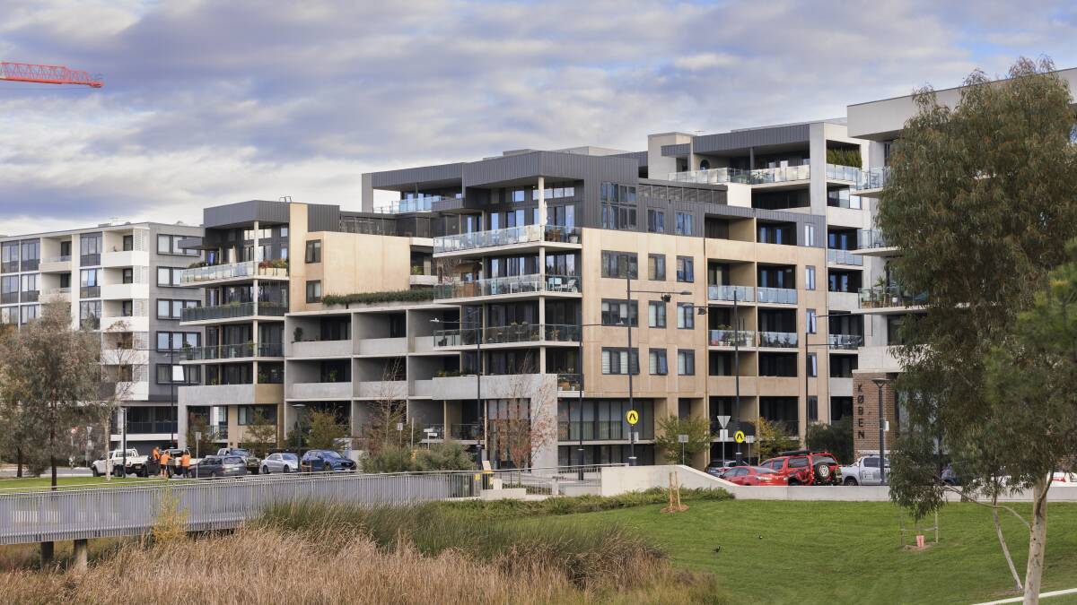 A Canberra apartment building. Picture: Keegan Carroll
