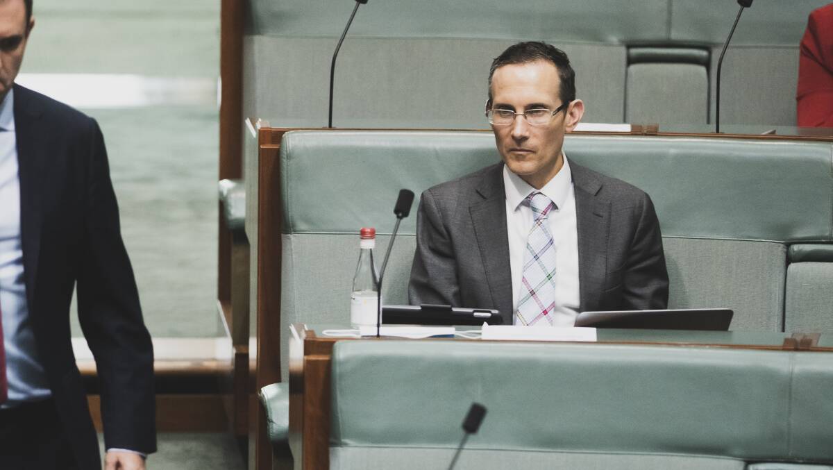 ACT Member for Fenner, Andrew Leigh. Picture: Dion Georgopoulos.