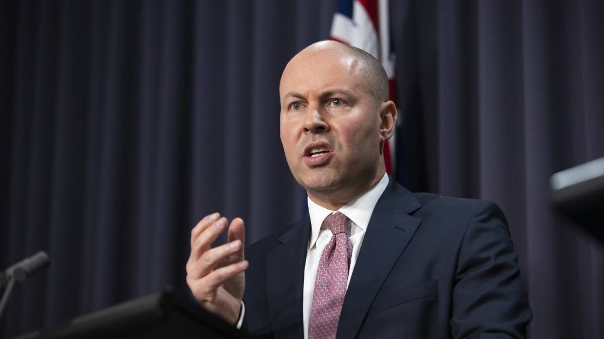 Federal Treasurer Josh Frydenberg says a fall in unemployment is not a time to celebrate. Picture: Keegan Carroll