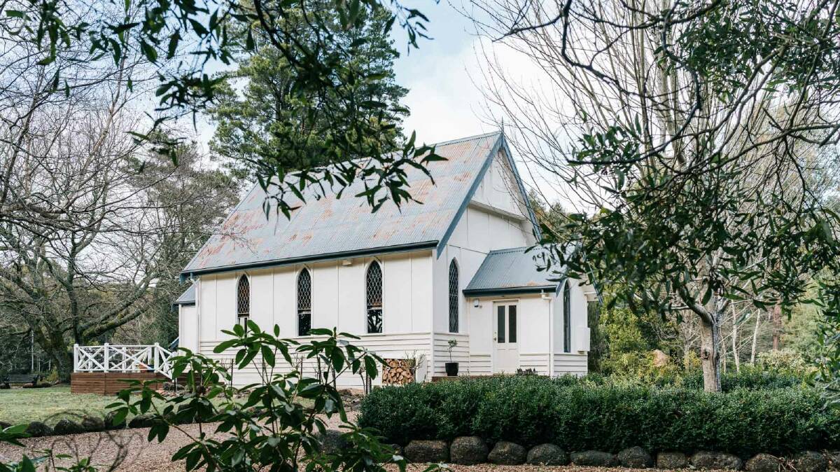 Tim von Ess and wife Sasha own the Church at Lyonville. Photo: The Houses Daylesford