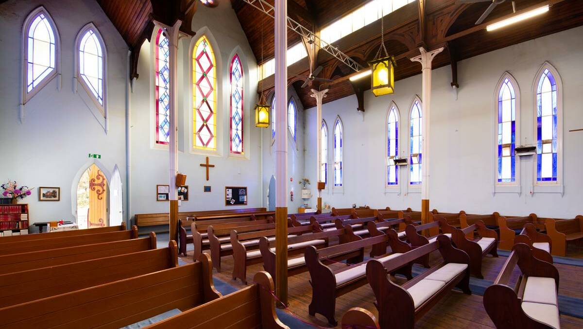 Inside the Castlemaine church. Photo: Supplied 