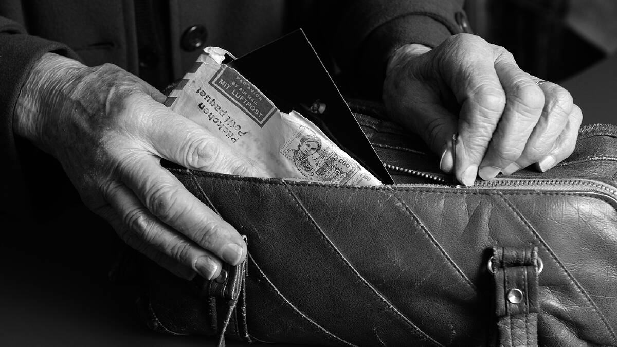 Heather Morrell's "teacher's bag" holds the secrets to a lifetime of stories. Picture by Kate Healy.