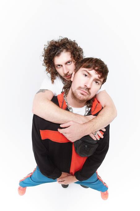 Canberra-formed Duo Peking Duk have criticised the government's implementation of the vaccine rollout. Picture: Supplied