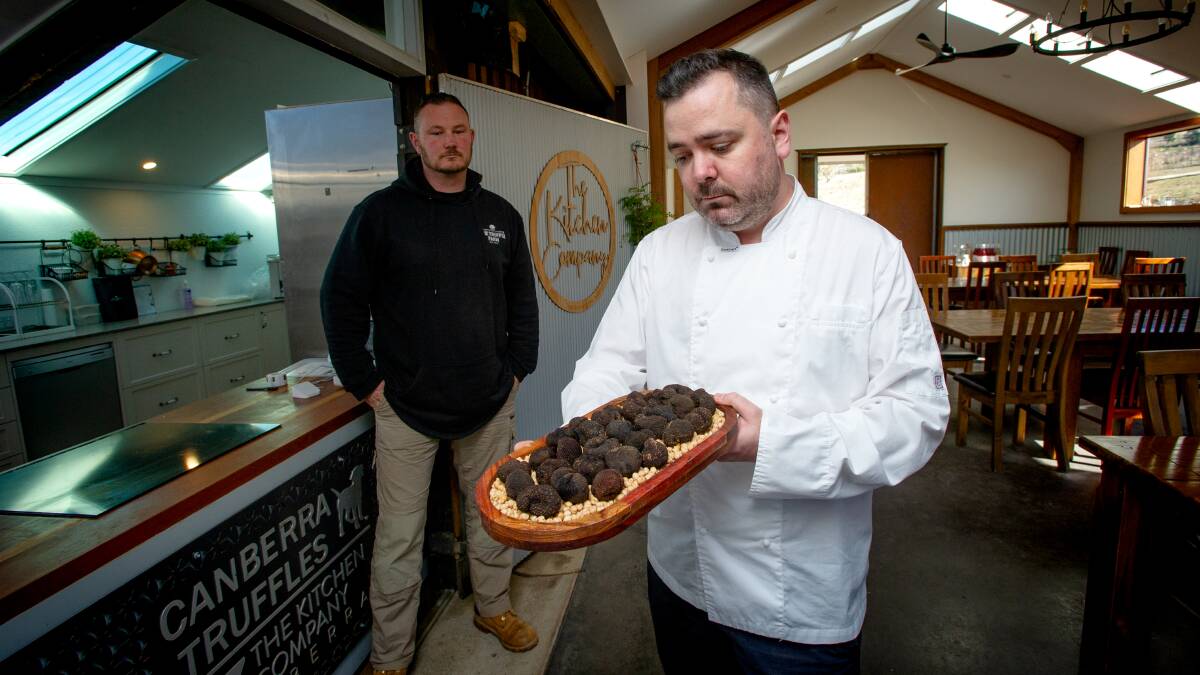 Damian hopes the Truffles don't go to waste with 65 per cent of bookings at his resaurant OTIS cancelled. Picture Elesa Kurtz