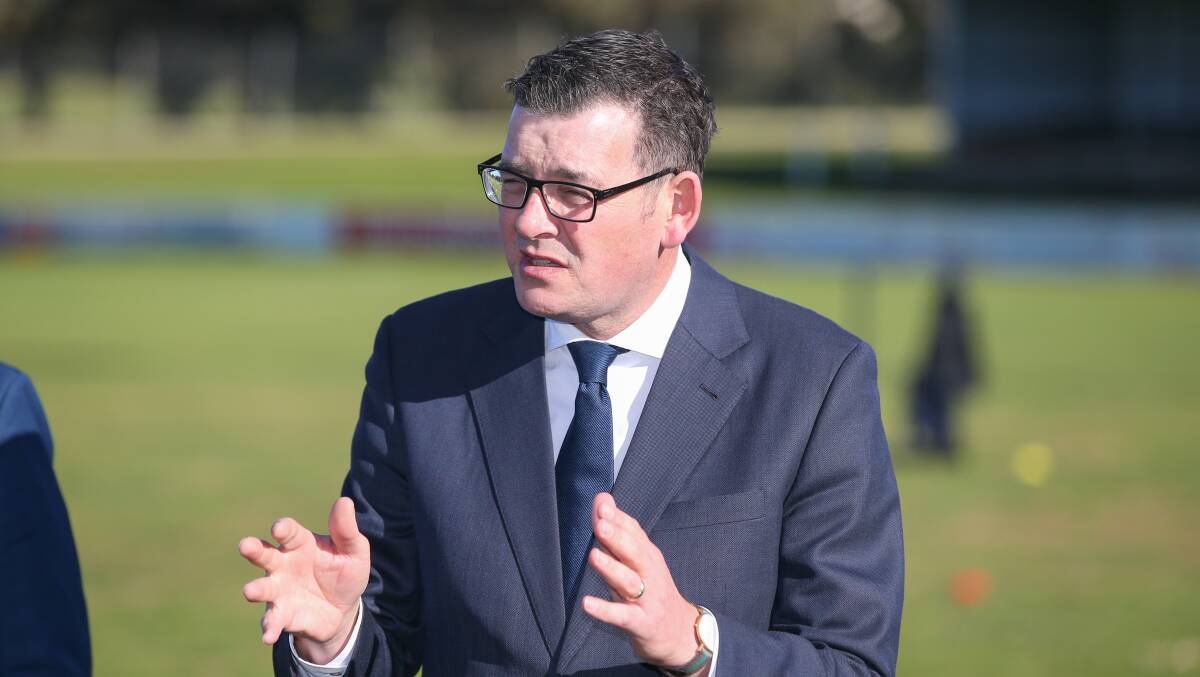 Daniel Andrews says he'll join forces with Dominic Perrottet to bring 'important points to the PM'. Picture: Morgan Hancock