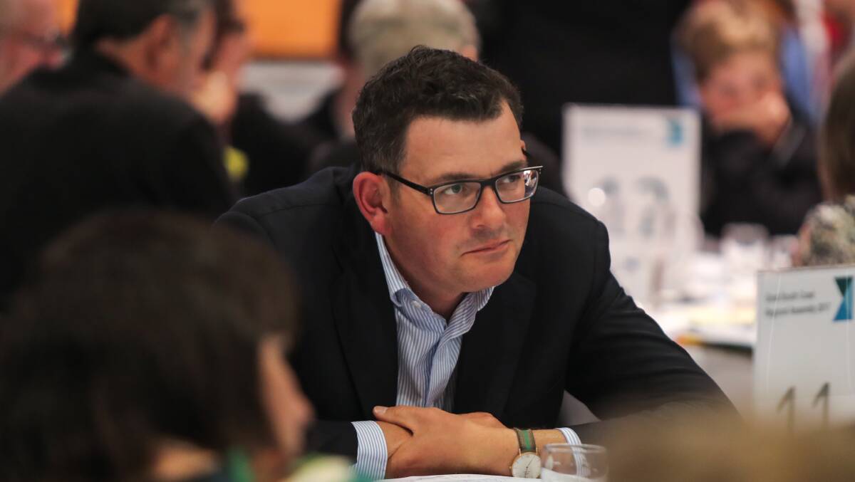 Daniel Andrews says improving childcare is the government's 'biggest lever'. Picture by Rob Gunstone