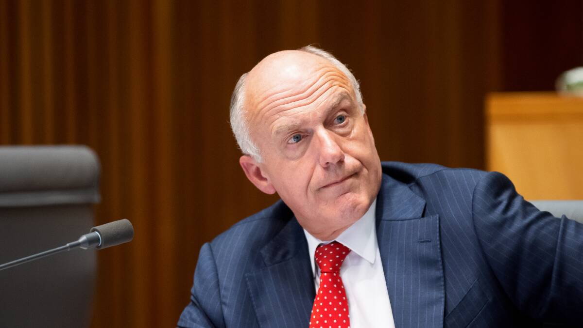 Eric Abetz says diplomats "at a minimum" should refuse to attend the Games. Picture: Sitthixay Ditthavong