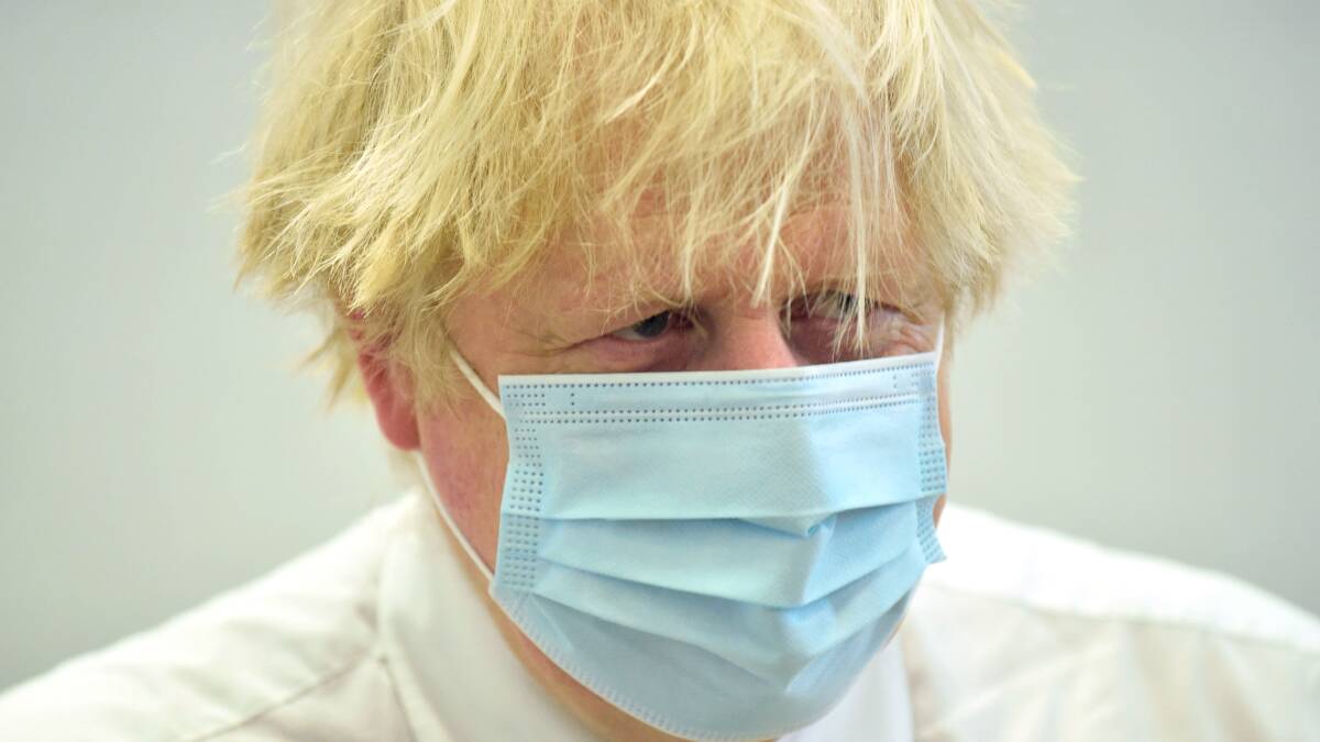 UK Prime Minister Boris Johnson has been forced to reimpose restrictions as Omicron spreads rapidly. Picture: Getty