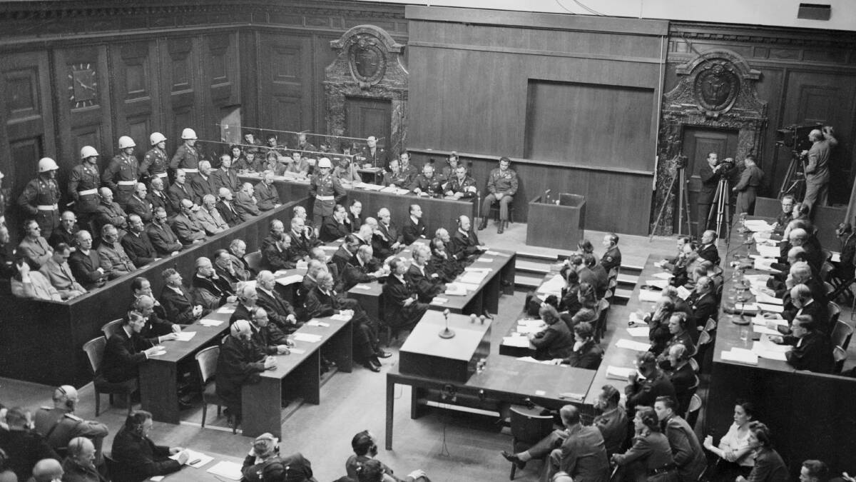 The Nuremberg trials. Picture: Getty Images