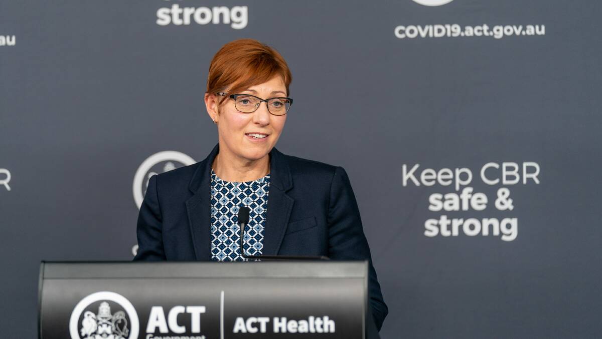 ACT Health Minister Rachel Stephen-Smith says surge capacity will increase the number of ICU beds available. Picture: Richard Thompson 