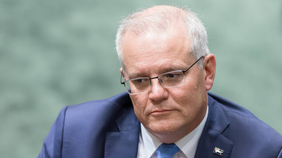 Scott Morrison has urged Australians not to "change course". Picture: Sitthixay Ditthavong