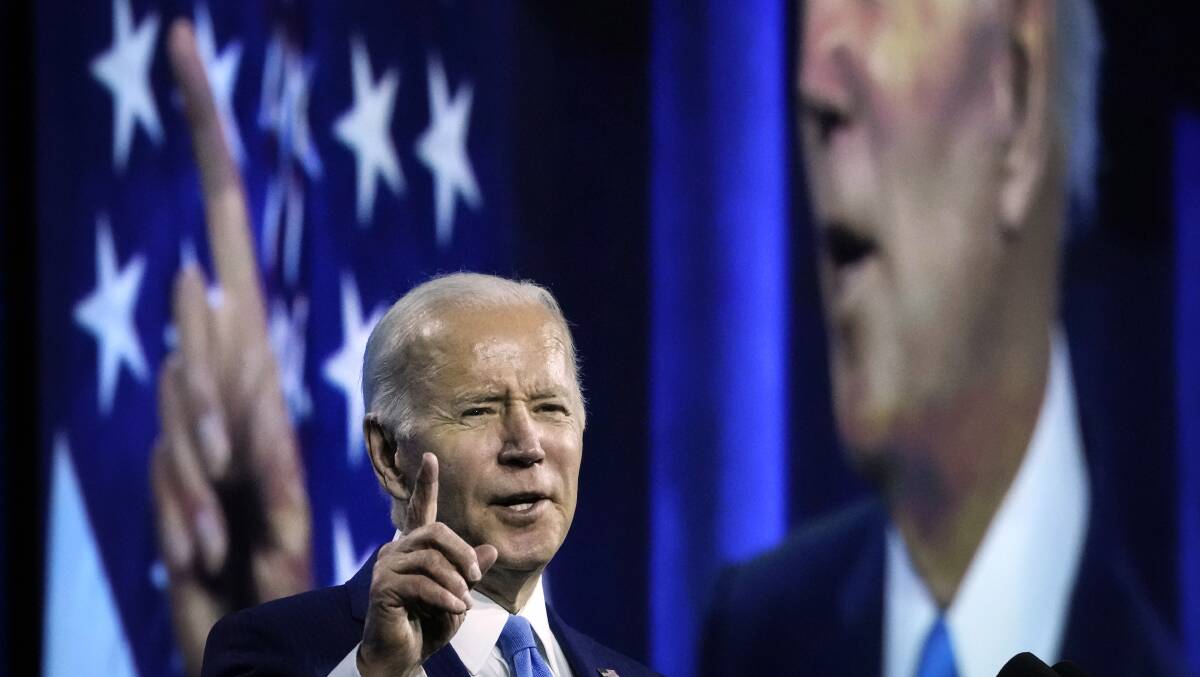 Joe Biden has struck a less isolationist tone than his predecessor. Picture: Getty Images