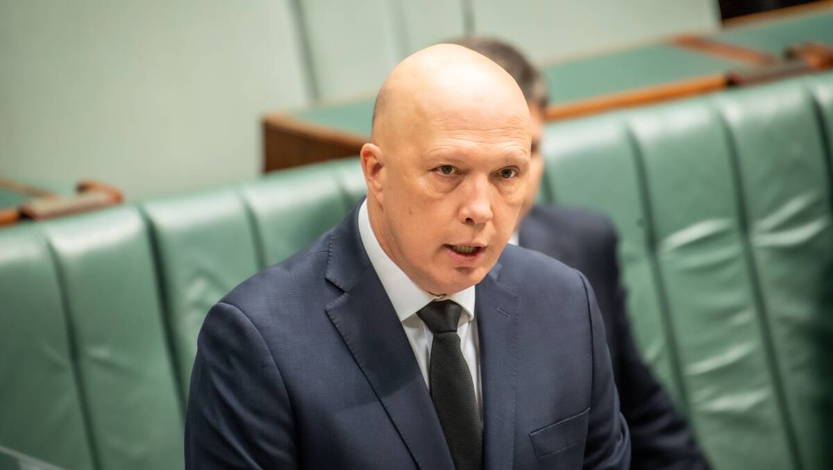 Peter Dutton is concerned some of the women pose a terror risk. Picture by Karleen Minney
